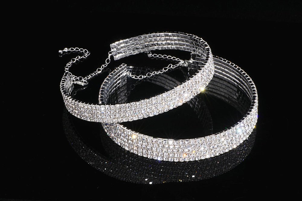 Fashion Choker Necklace Jewelry Full Of Diamonds - One for All