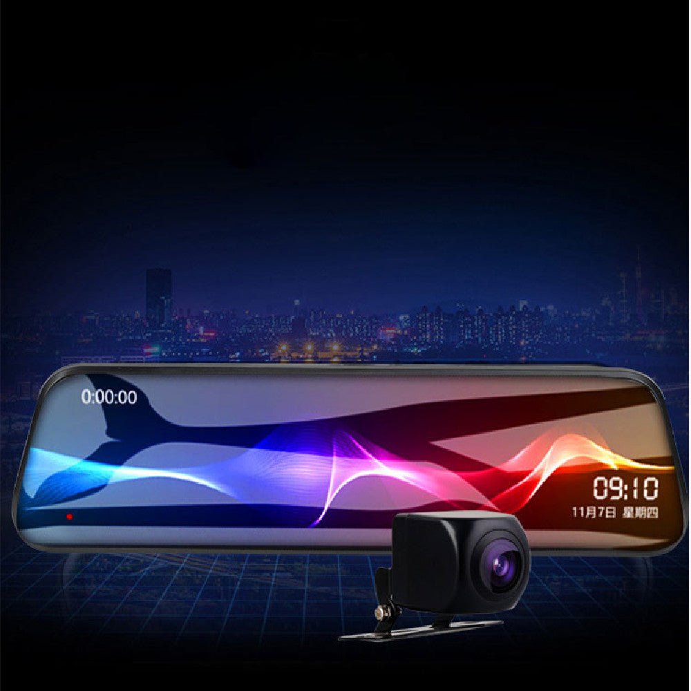 Streaming Dashcam HD Rearview Mirror Dual Lens Reversing Video - One for All