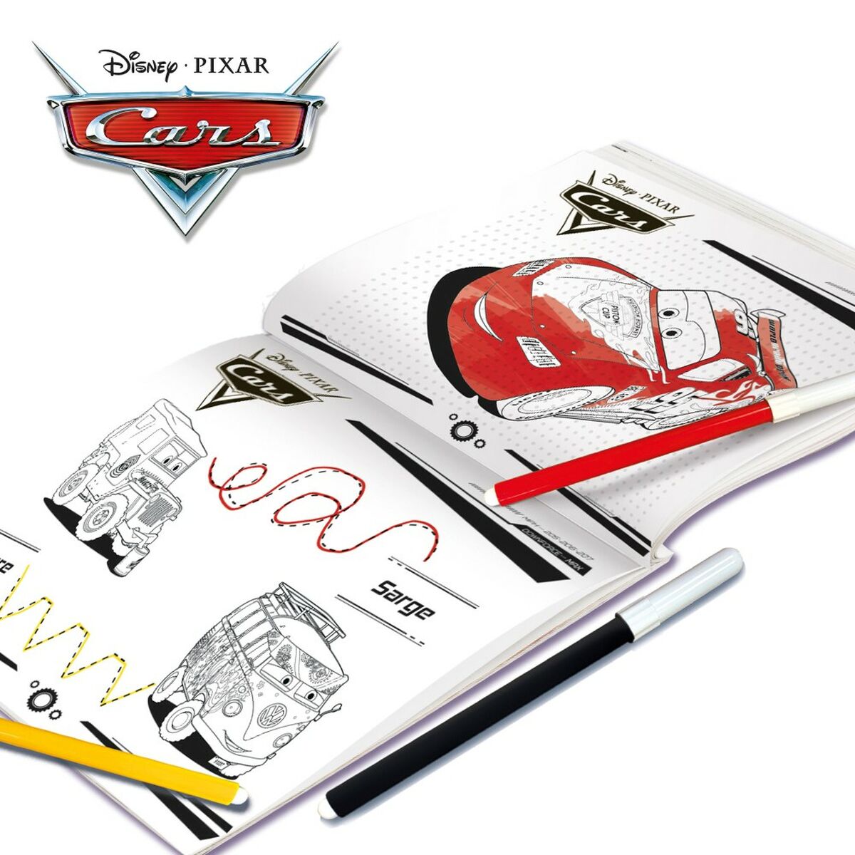 Drawing Set Cars Pocket Drawing School (6 Units) - One for All
