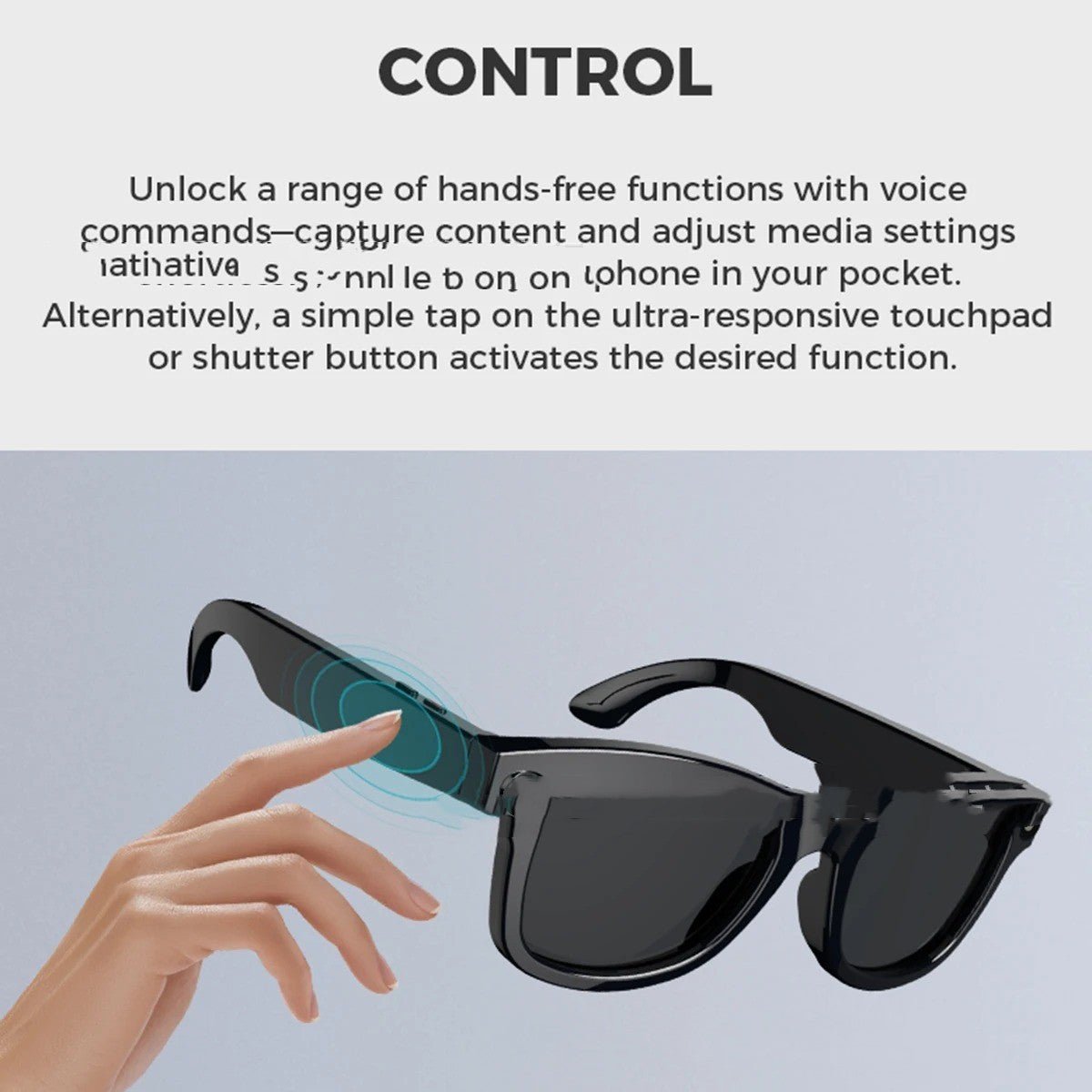 AI Glasses Sunglasses Can Call Video Shooting Video - One for All