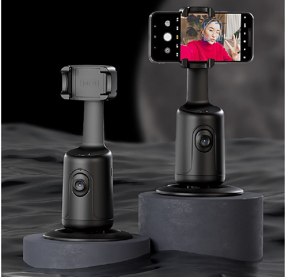 360 Auto Face Tracking Gimbal AI Smart Gimbal Face Tracking Auto Phone Holder For Smartphone Video Vlog Live Stabilizer Tripod - One for All