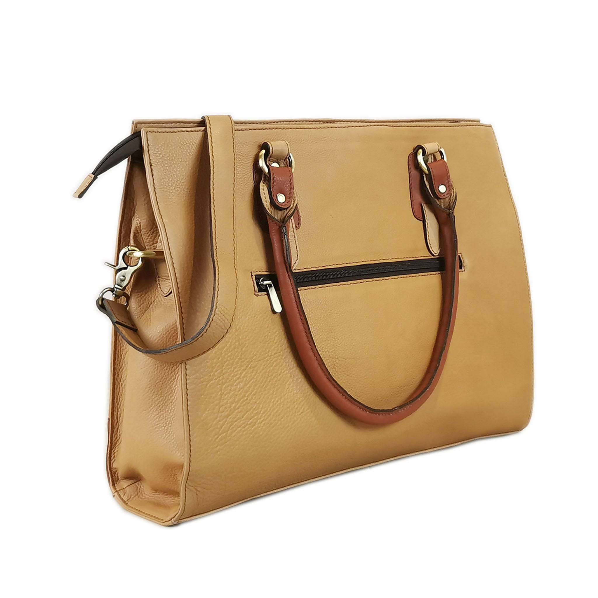 The Signature 17" Bag, Beige/Tan - One for All