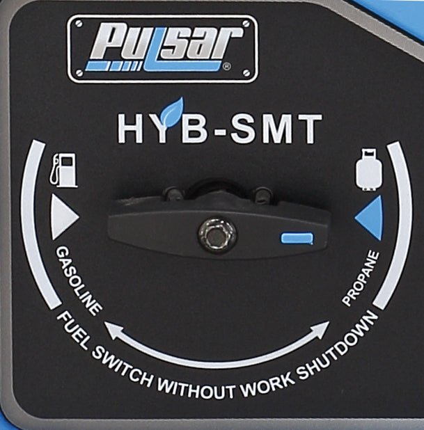 Pulsar Hybrid Dual Fuel Gas Propane Portable Generator 5250W Peak PG5250B - One for All