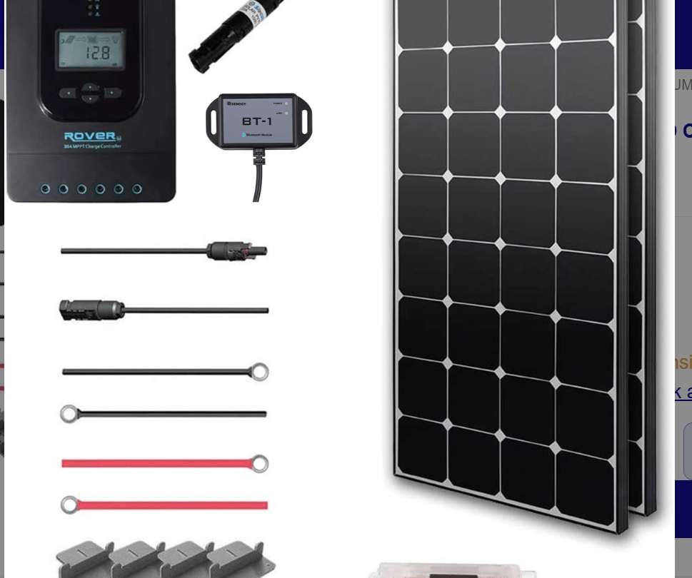 RENOGY NEW 200 WATT 12 VOLT SOLAR PREMIUM KIT - One for All