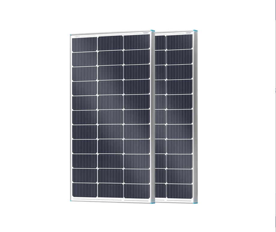 100W Rigid Solar panel 2 pcs(Topcon) - One for All