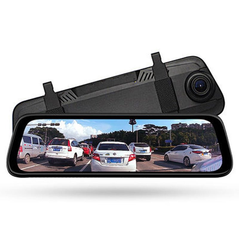 Streaming Dashcam HD Rearview Mirror Dual Lens Reversing Video - One for All