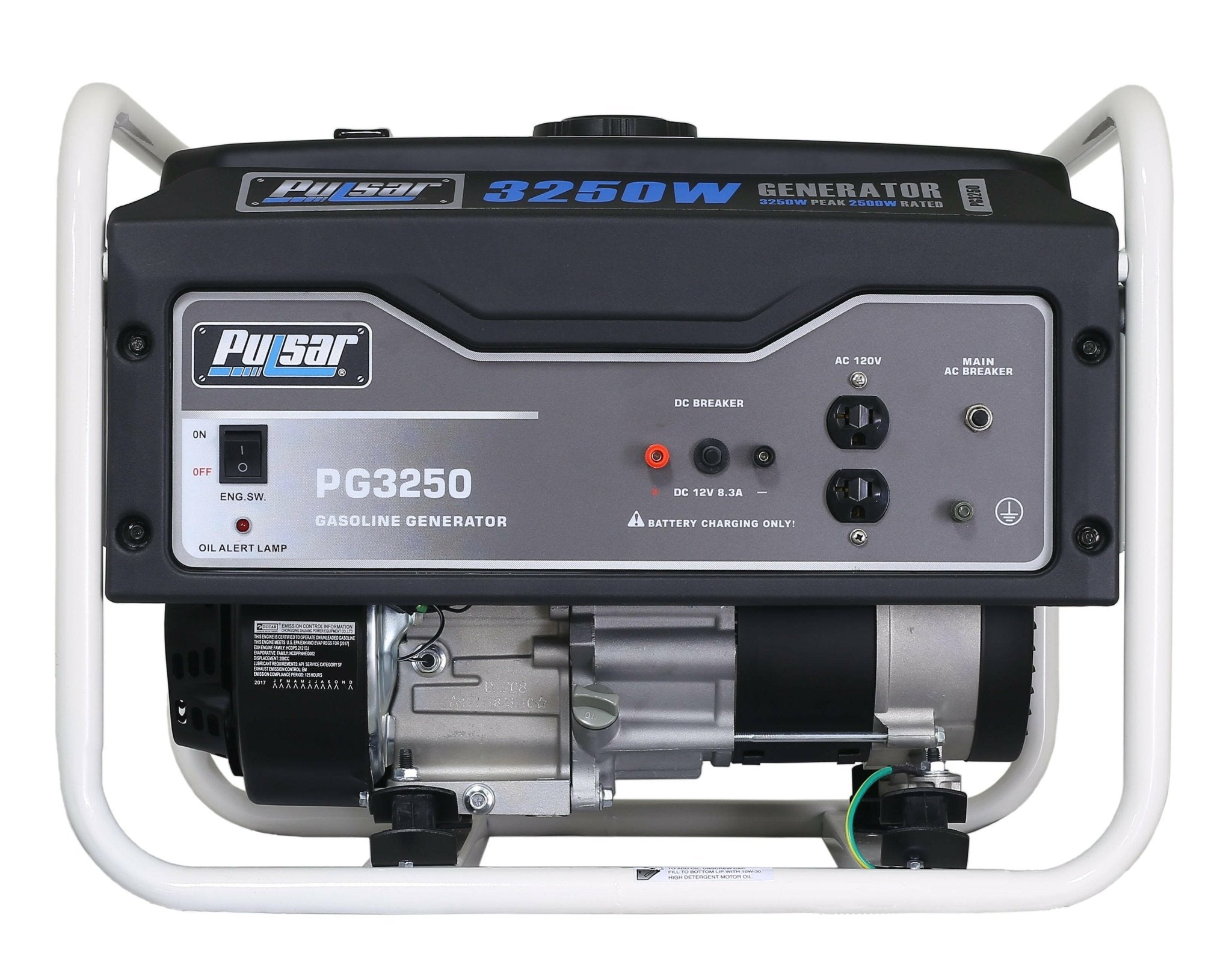 Pulsar 3250W Gas Powered Generator - One for All