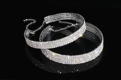 Fashion Choker Necklace Jewelry Full Of Diamonds - One for All