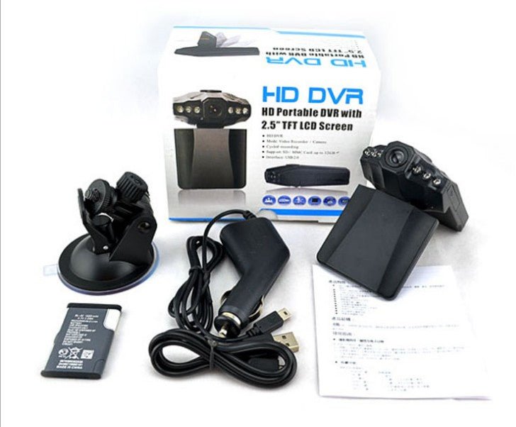 Portable Car Video Recorder Wide - angle Loop Recording Car Detector JC10 - One for All