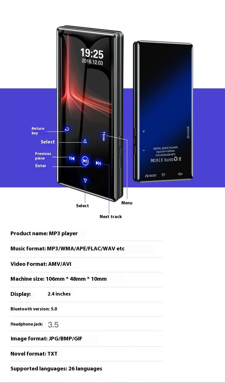 Portable Home Music Player Lossless Video E - book - One for All