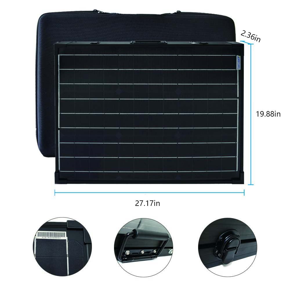ACOPower PTP 100W Portable Solar Panel Expansion Briefcase - One for All