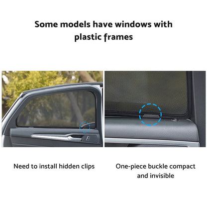 Triangular+Rear Window Shade Suitable for Mazda CX5 1st Gen 12 - 17 UVA Protection - One for All