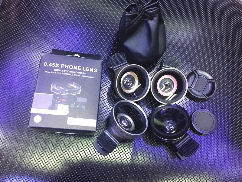 Mobile phone lens 0.45Xwide angle lens SLR camera lens mobile phone mobile phone external effects - One for All
