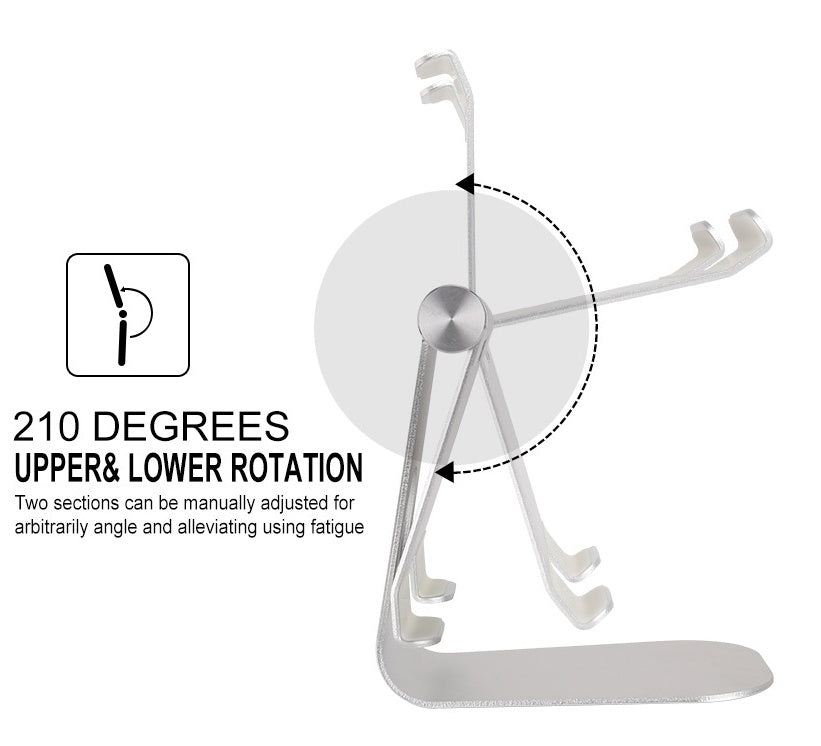 Compatible with Apple, Tablet Stands Holder For Ipad Stand Mini Tablet Phone Mount Support Deskt Accessories Adjustable Bracket - One for All