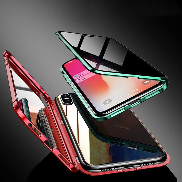 Phone Case Anti - peep Magnetic Protective Shell Magnetic Privacy Glass Case For Phone - One for All