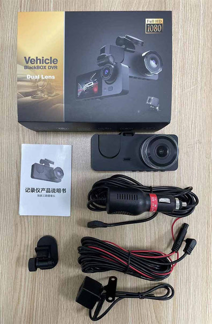 Video Dashcam HD 1080P Simultaneous Recording - One for All
