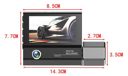 3 Lens Video HD 1080P Tachograph - One for All