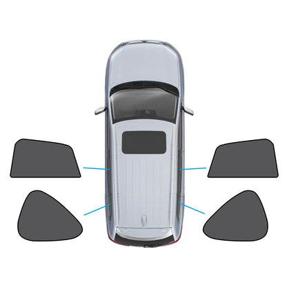 Triangular+Rear Window Shade Suitable for Mazda CX5 1st Gen 12 - 17 UVA Protection - One for All