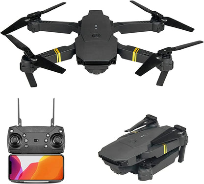 4K HD Dual Camera RC FPV WiFi Portable Wide Angle Foldable Quadcopter Drone - One for All