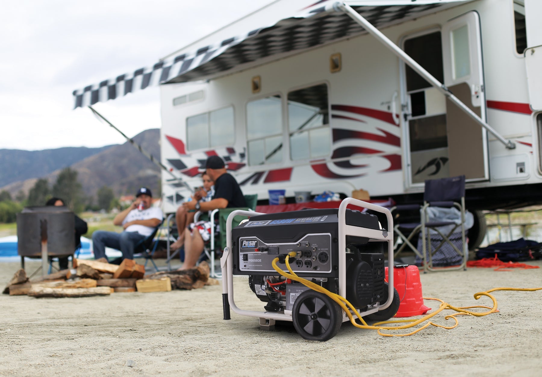 Pulsar 6580W Gas Powered Generator - One for All