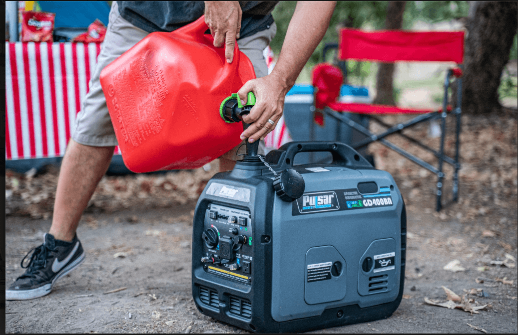 Pulsar Products GD400BN 4000W Portable Super - quiet Dual Fuel & Parallel Capability RV - Ready CARB Compliant - One for All