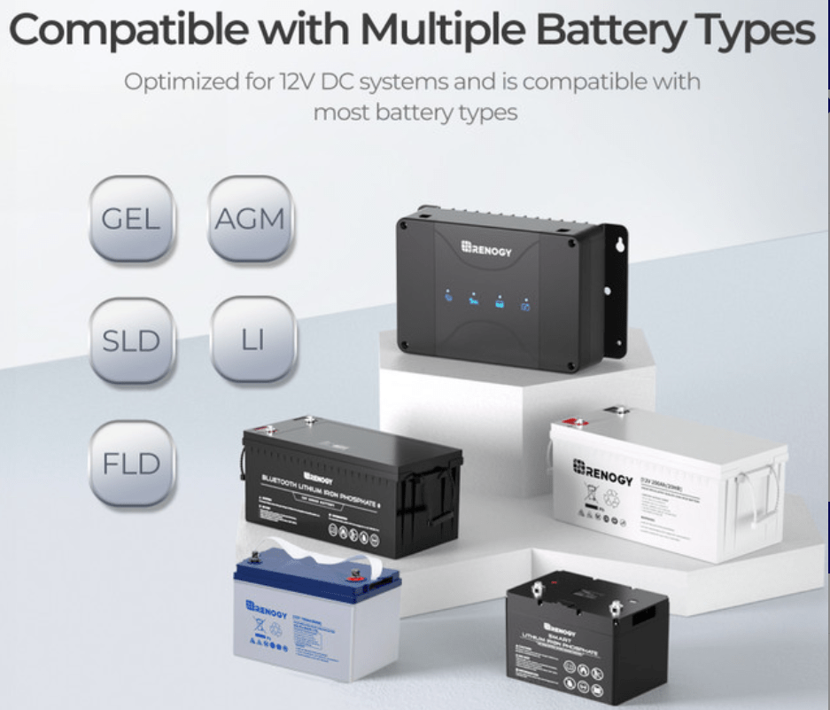 30A 12V DCC30S Dual Input DC - DC On - Board Battery Charger with MPPT - One for All