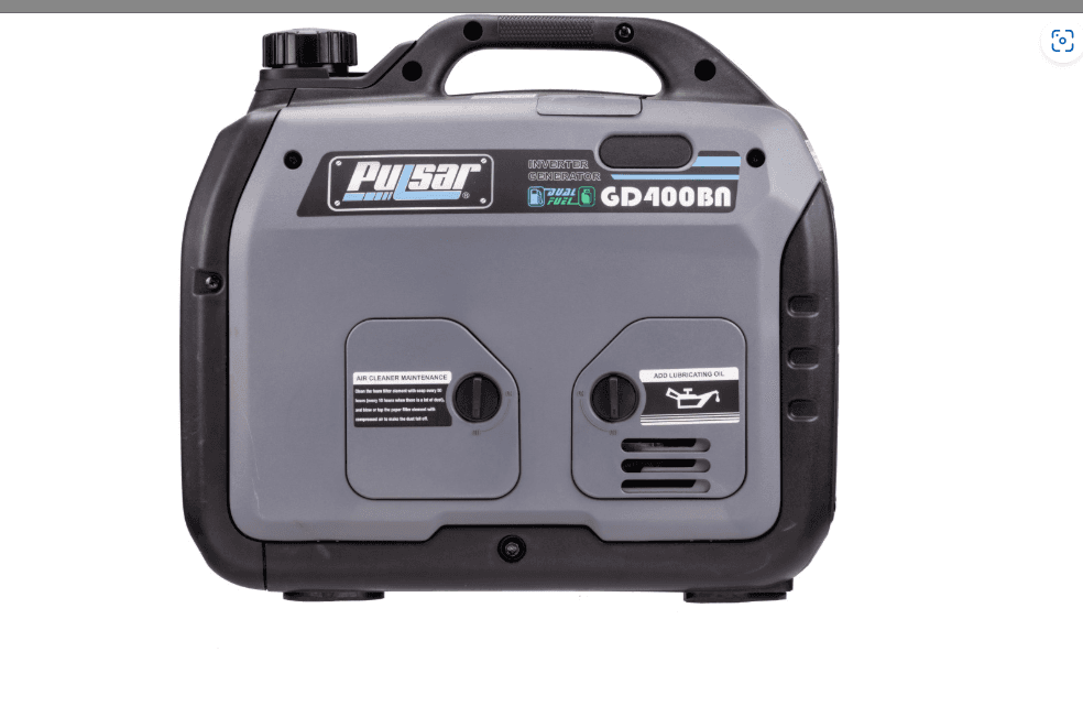Pulsar Products GD400BN 4000W Portable Super - quiet Dual Fuel & Parallel Capability RV - Ready CARB Compliant - One for All