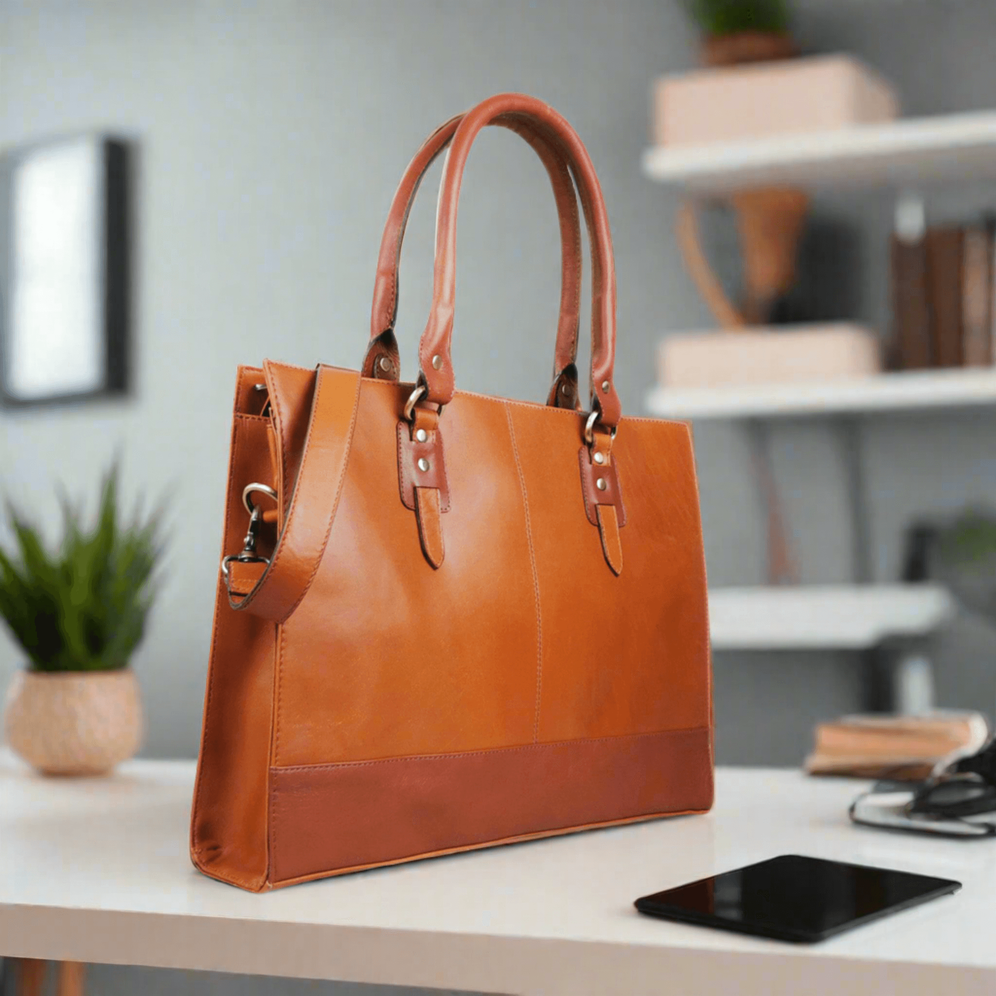 The Signature 17" Bag, Tan - One for All