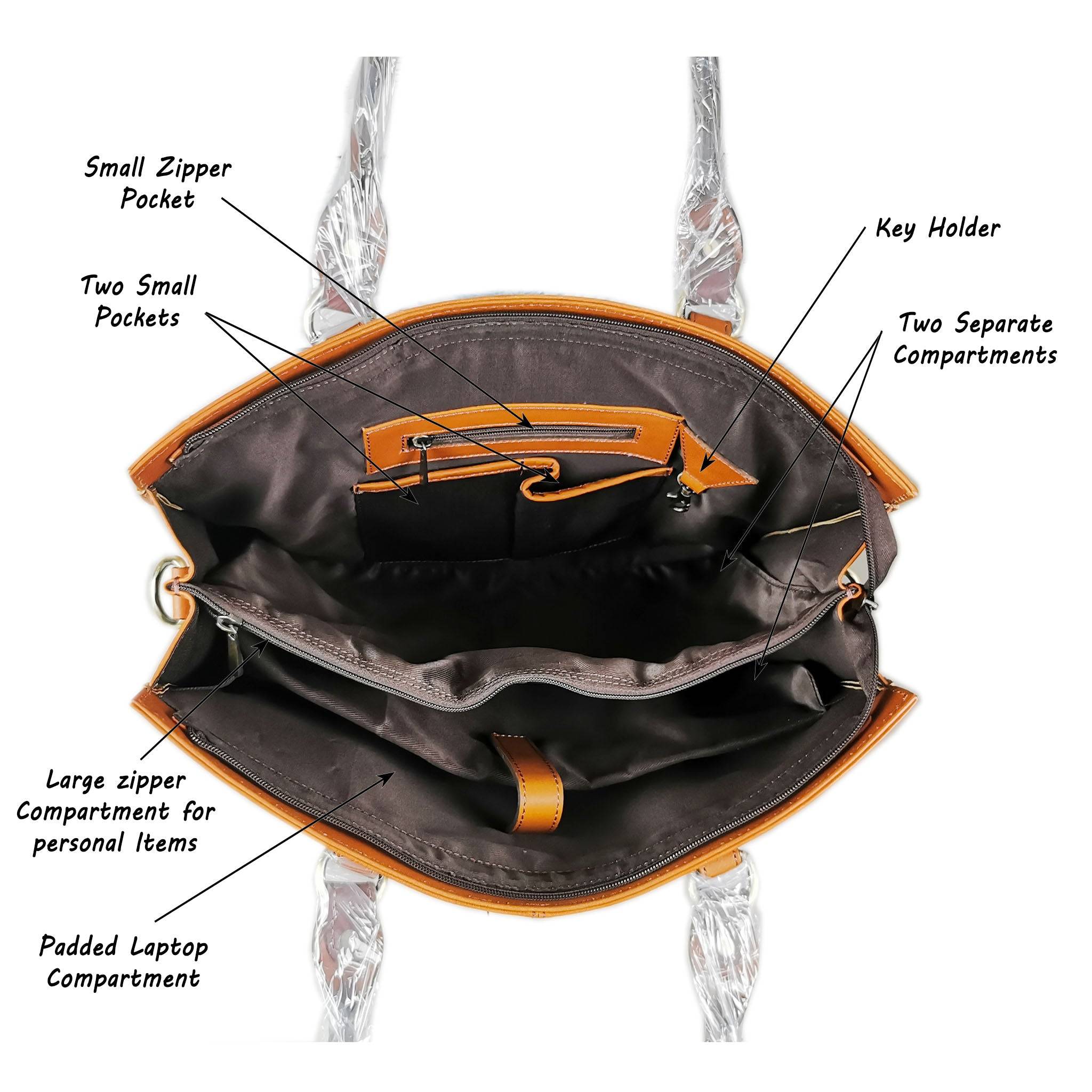 The Signature 17" Bag, Tan - One for All