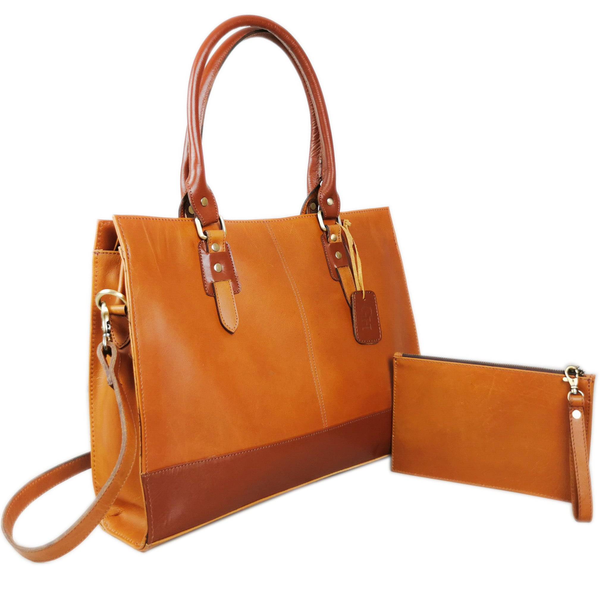 The Signature 17" Bag, Tan - One for All
