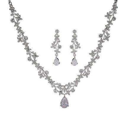 Necklace And Stud Earring Fashion Jewelry Set For Women - One for All