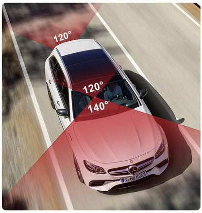 3 Lens Video HD 1080P Tachograph - One for All