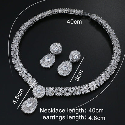 Temperament Fashion Bride Round Zircon Wax Inlaid Jewelry - One for All