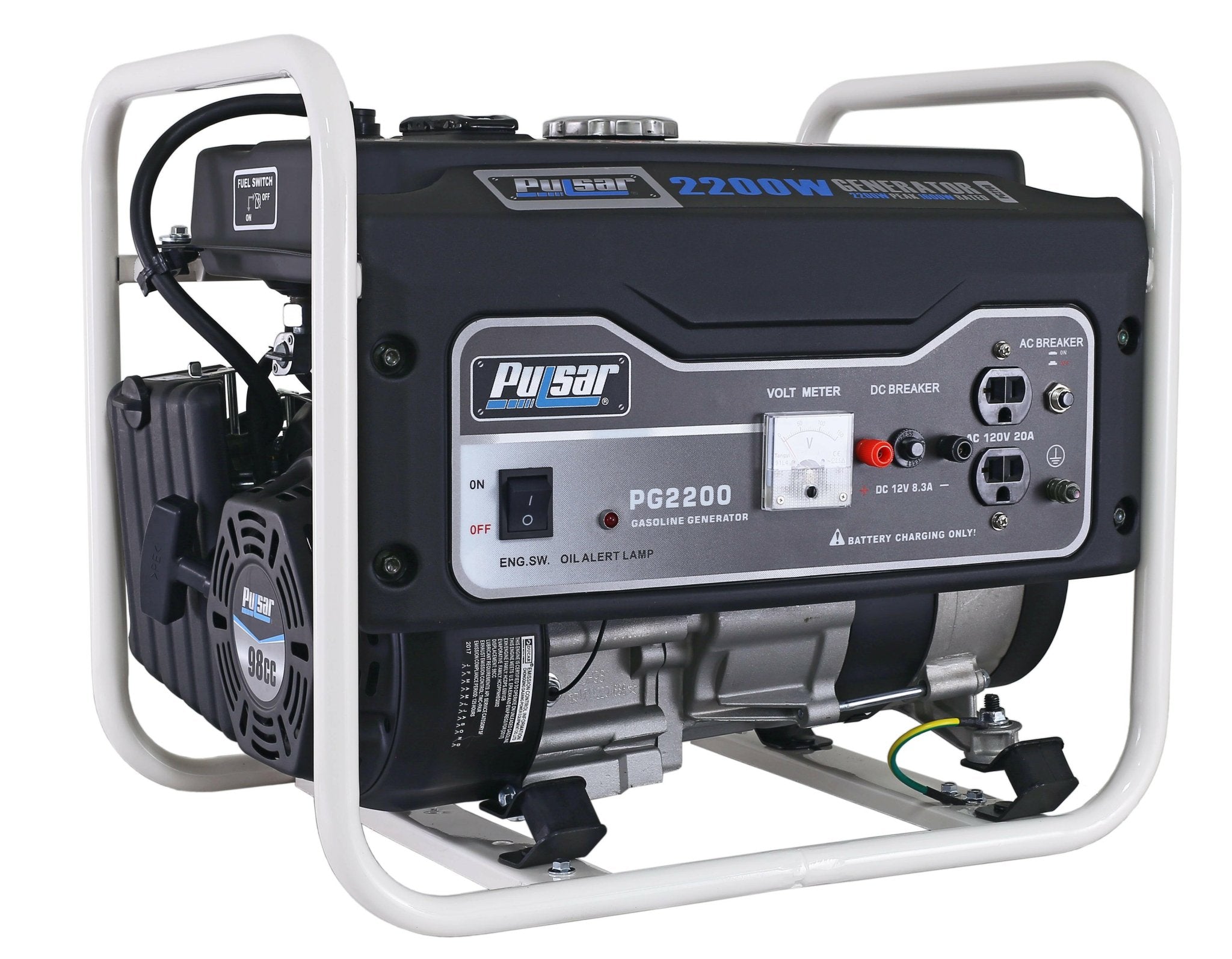 Pulsar Products 2,200 - watt Gasoline - powered Portable Generator - One for All